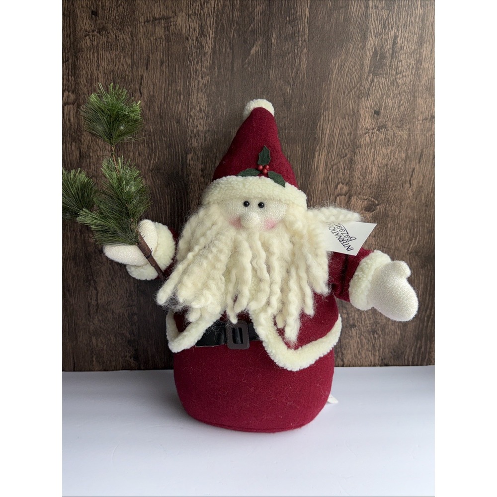Standing Santa Claus Home Decor 20" Tall Doorstop Vintage International Bazaar‎